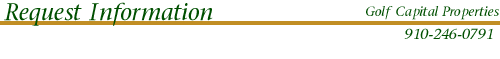 Request information about Pinehurst NC area real estate. Golf Capital Properties: (910)  246-0791
