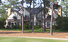 Single-family homes like this are just one of the many Pinehurst real estate options.